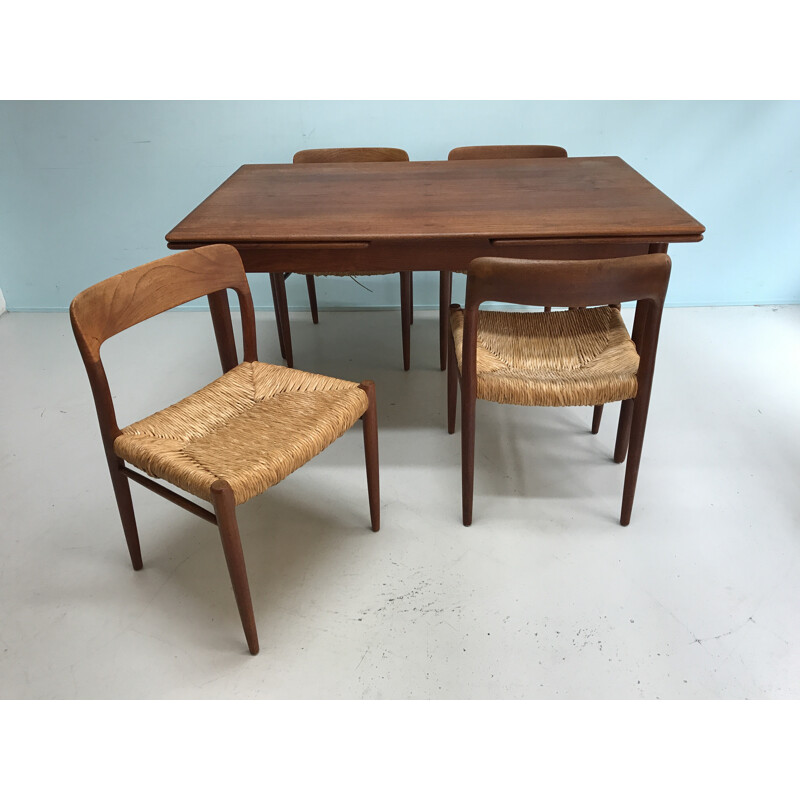 Dining set by N.O.Moller - 1960