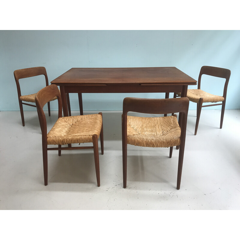 Dining set by N.O.Moller - 1960