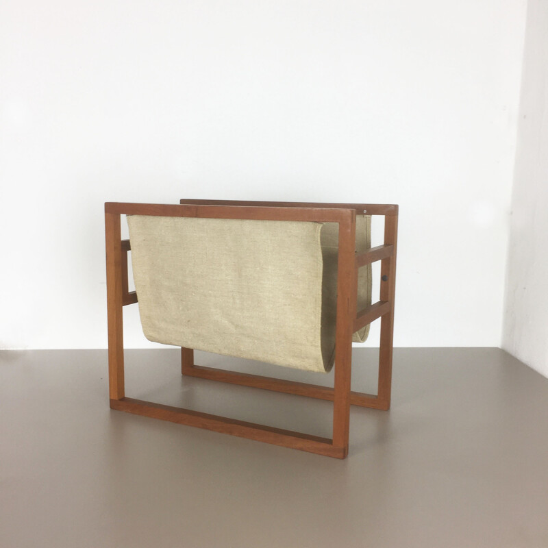 Original Teak Magazine Rack by Kai Kristiansen for Sika Mobler, Denmark - 1960s