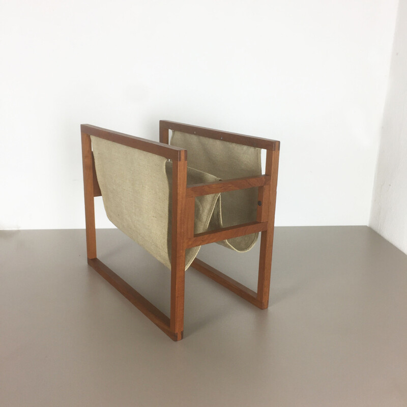 Original Teak Magazine Rack by Kai Kristiansen for Sika Mobler, Denmark - 1960s