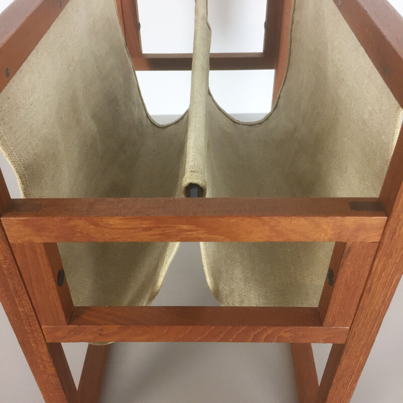 Original Teak Magazine Rack by Kai Kristiansen for Sika Mobler, Denmark - 1960s