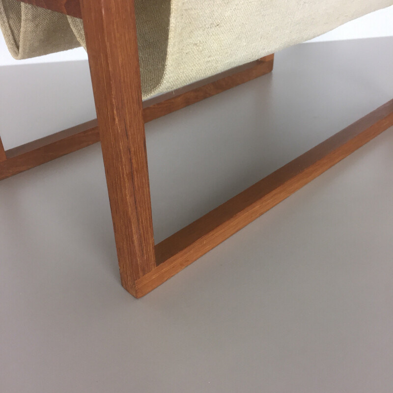 Original Teak Magazine Rack by Kai Kristiansen for Sika Mobler, Denmark - 1960s