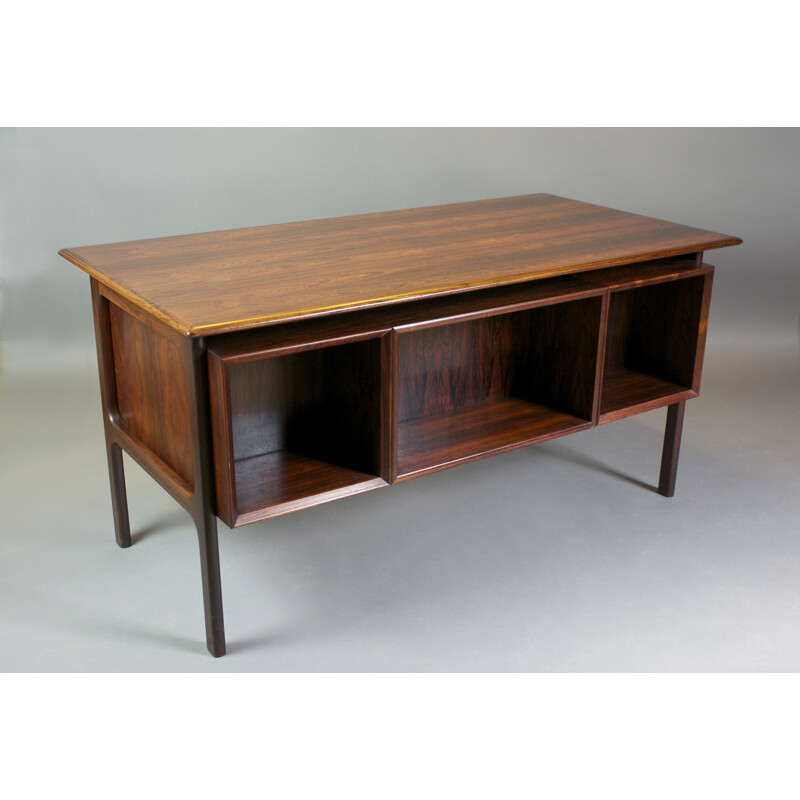 Vintage Rosewood Desk produced by Brouer Mobelfabrik - 1960s