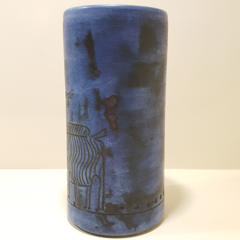 Ceramic vintage vase by Jacques Blin - 1960s
