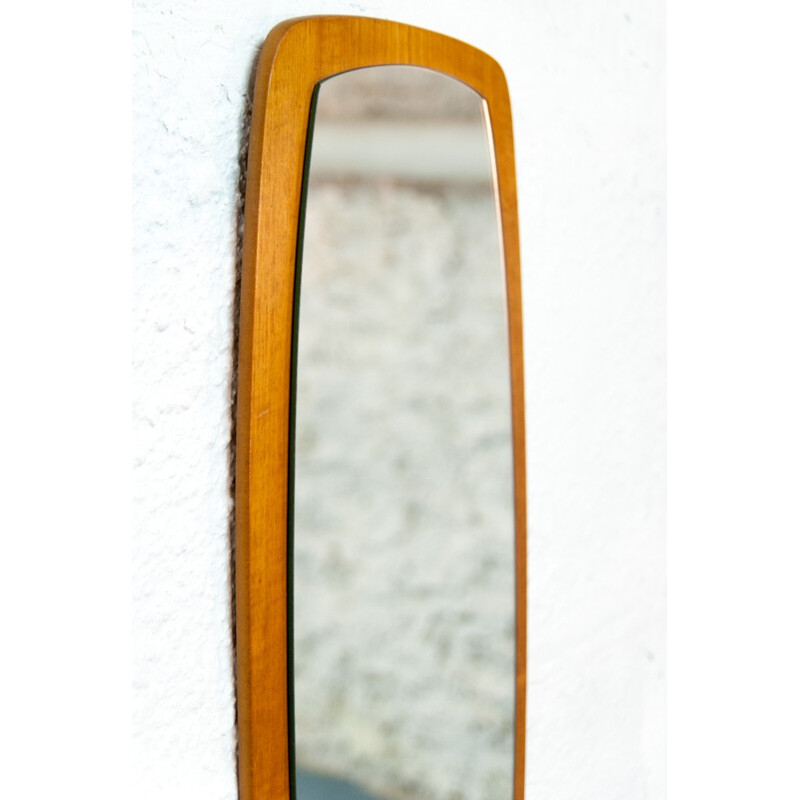 Scandinavian Mid-century Mirror in teak - 1960s