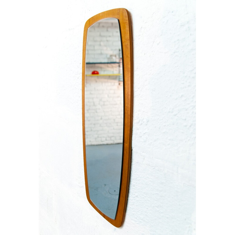 Scandinavian Mid-century Mirror in teak - 1960s