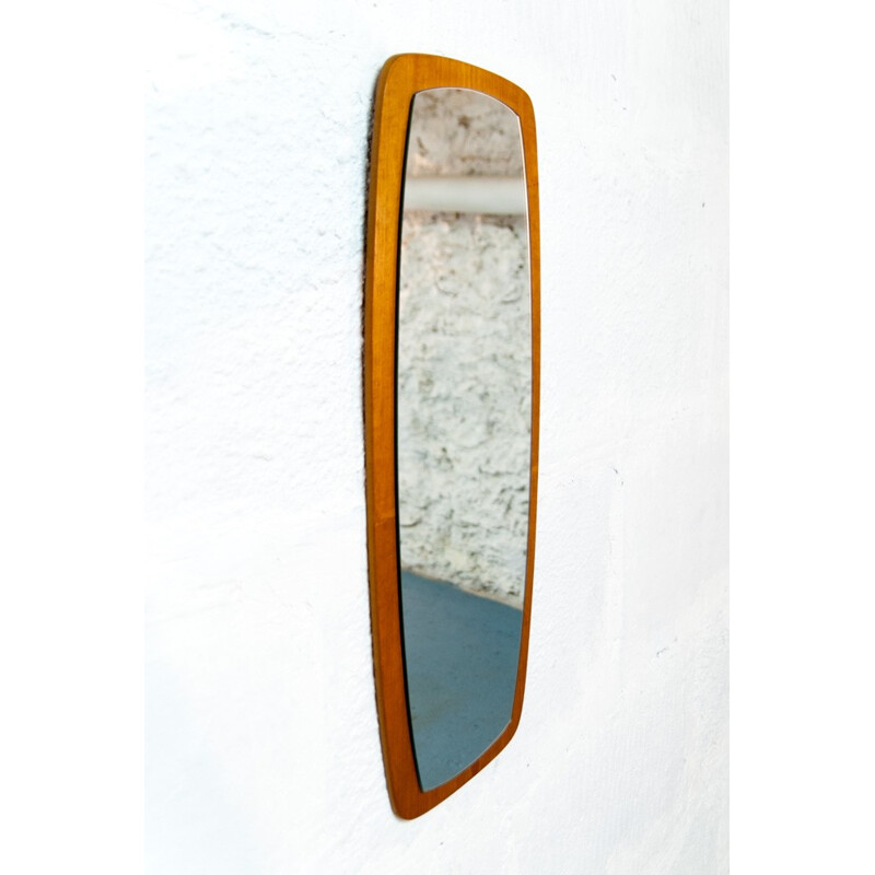 Scandinavian Mid-century Mirror in teak - 1960s