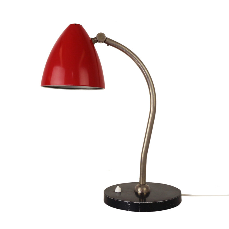 Lampe de bureau Rare Model 96 de H. Busquet pour Hala Zeist - 1960