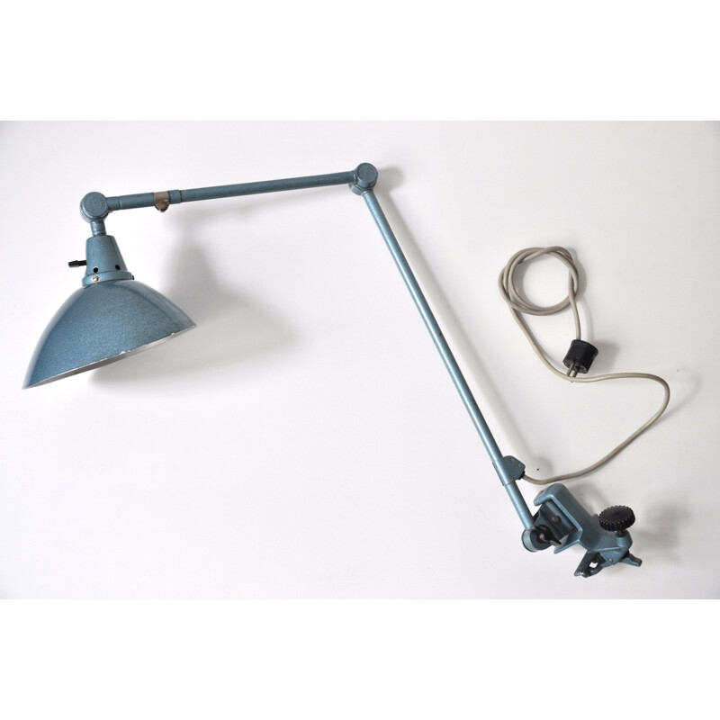 Blue lamp by Curt Fischer for Midgard - 1960s