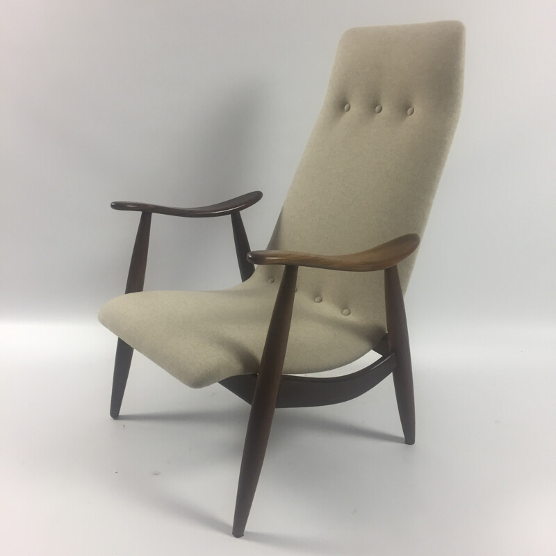 Fauteuil lounge de Louis van Teeffelen pour Wébé - 1960