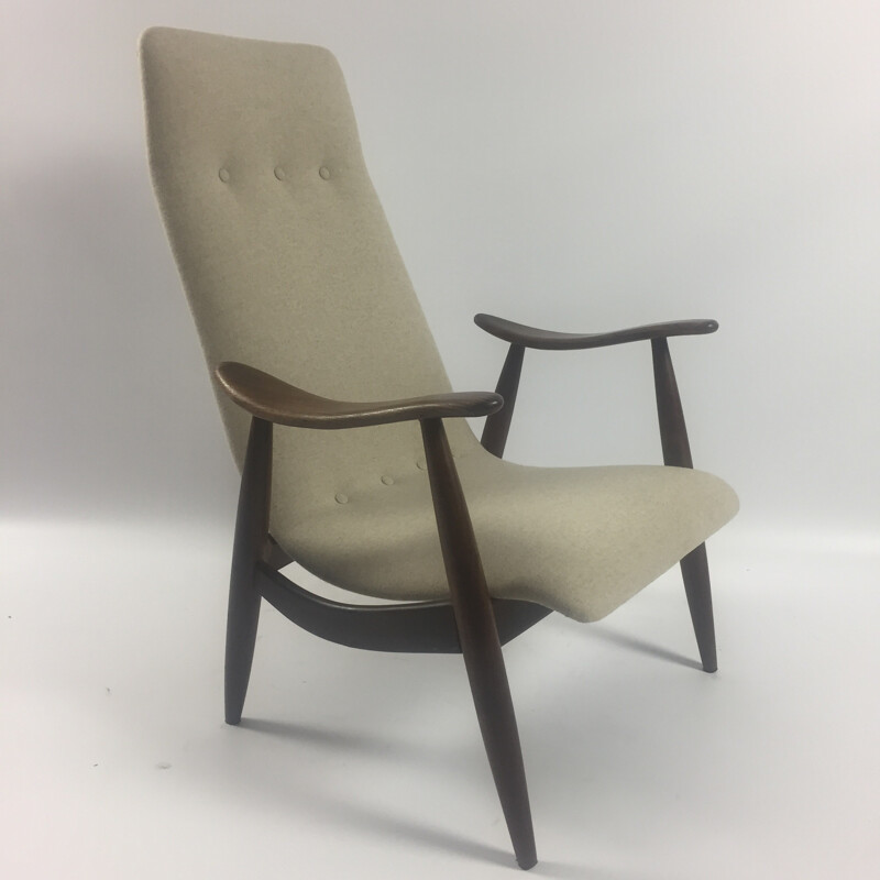 Fauteuil lounge de Louis van Teeffelen pour Wébé - 1960