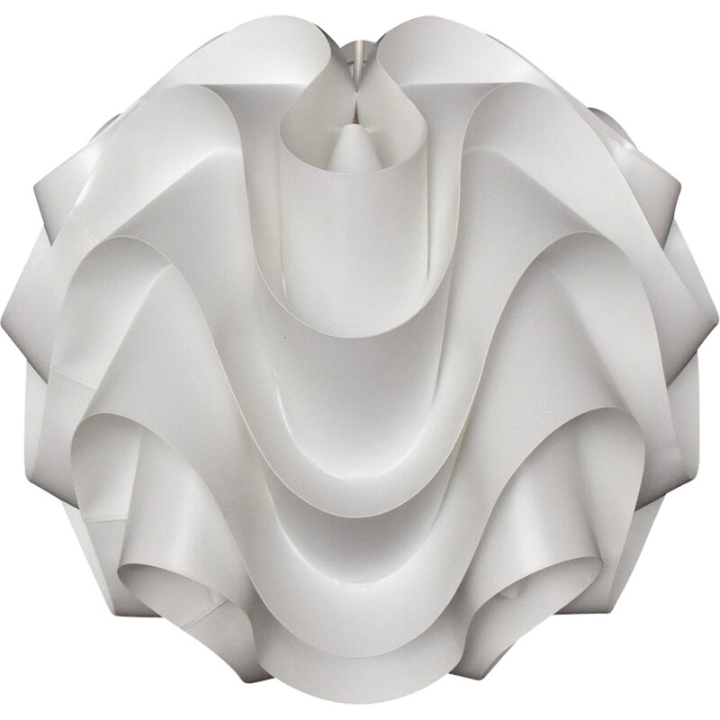 "172" white hanging lamp by Poul Christiansen for Le Klint - 1970s