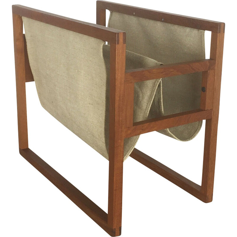 Original Teak Magazine Rack by Kai Kristiansen for Sika Mobler, Denmark - 1960s