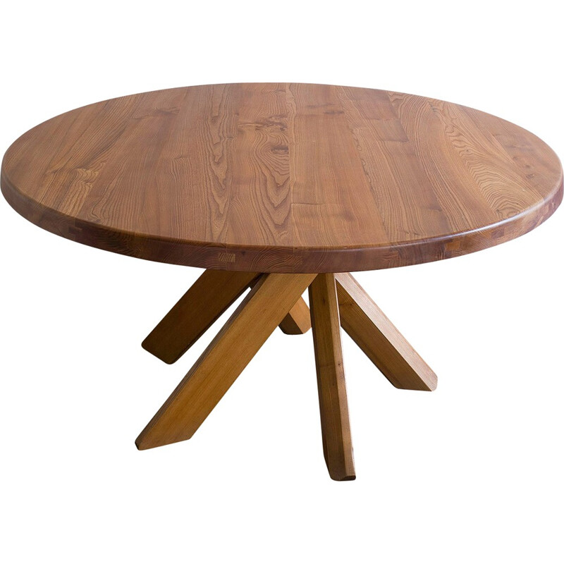 Table T21 "Sfax" en orme de Pierre Chapo - 1970