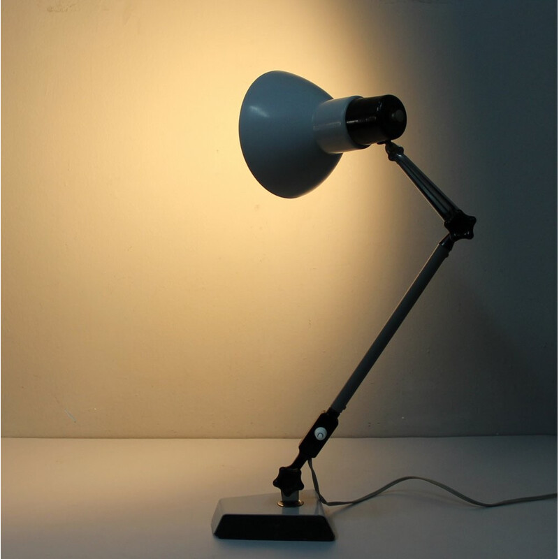 Lampe de bureau vintage en métal - 1950