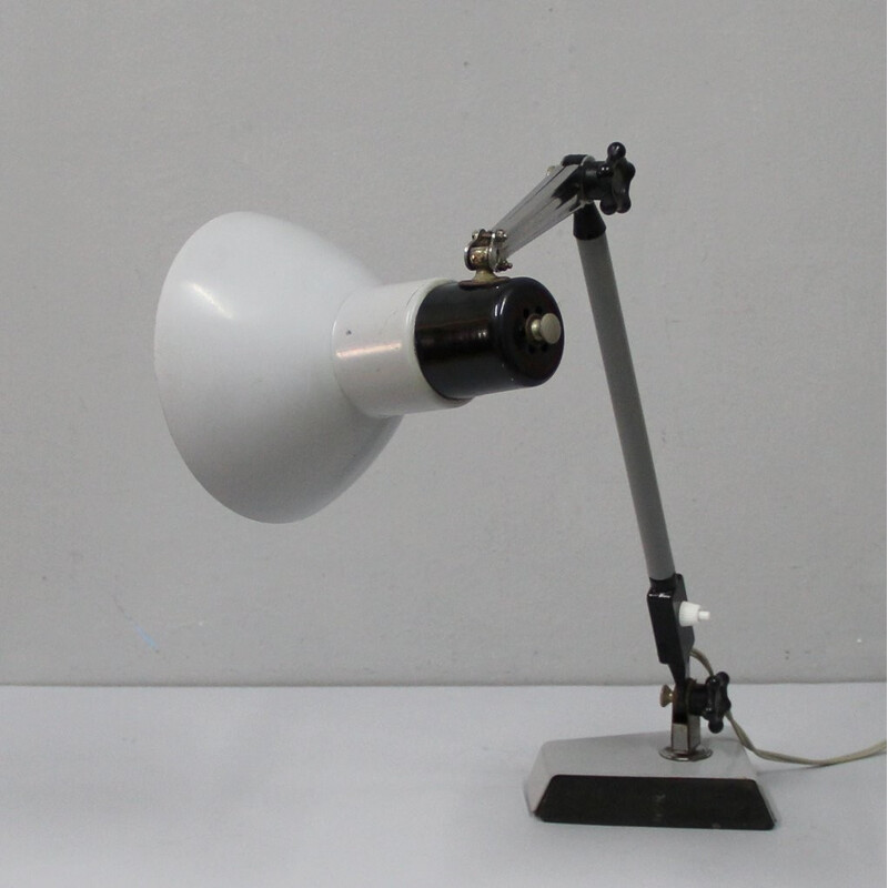 Mid-century desk lamp in metal - 1950s