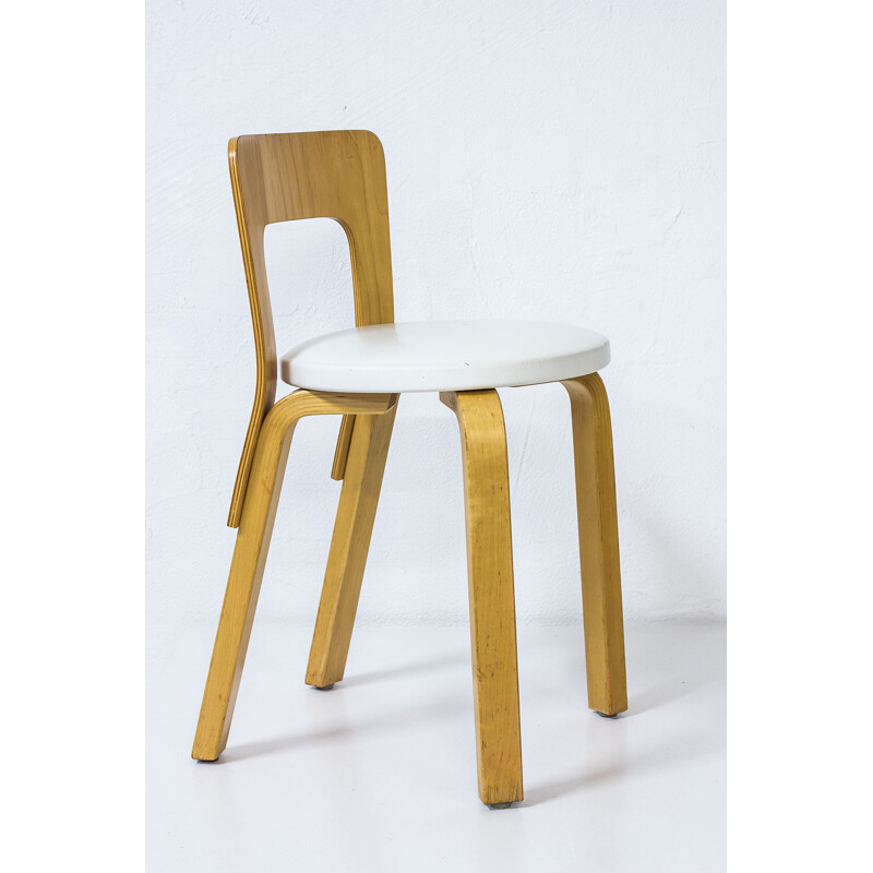 Set of 3 chairs model 65 by Alvar Aalto for Artek - 1970s