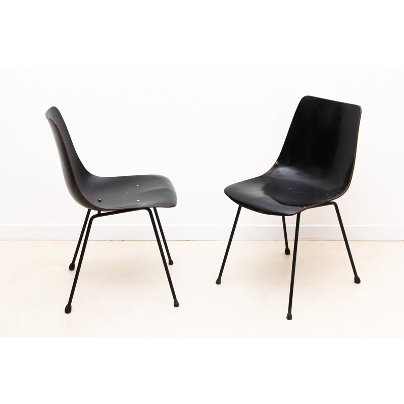Black "CM131" chair, Pierre PAULIN - 1950s