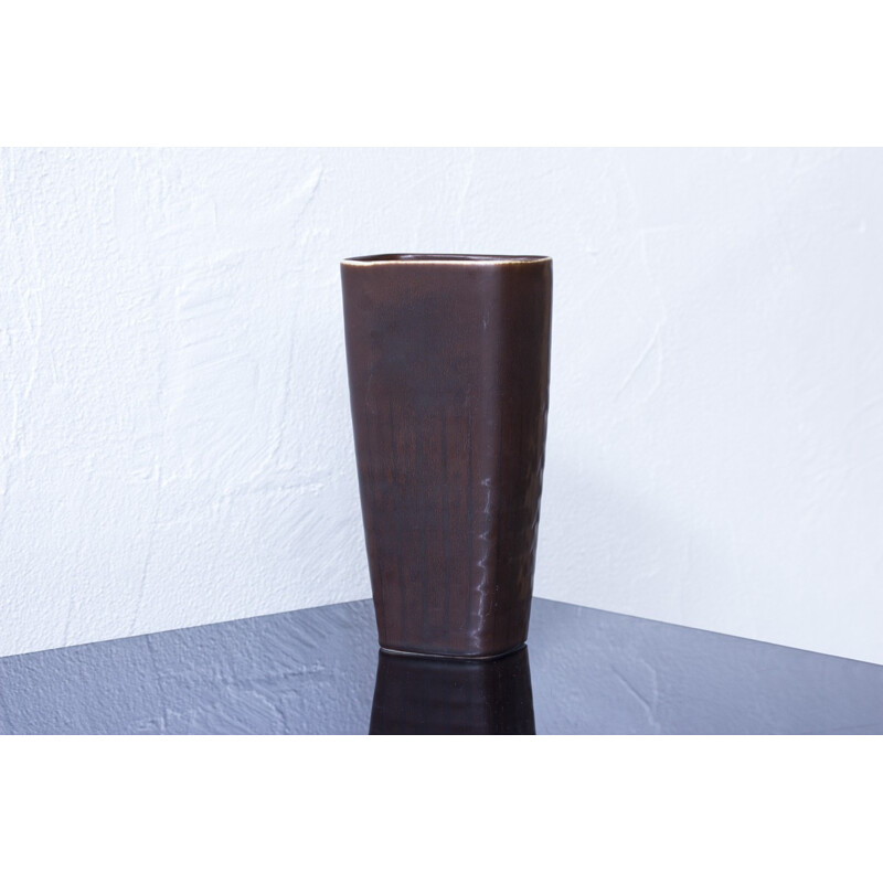 Vintage vaso de cerâmica da Carl-Harry Stålhane para Rörstrand, Suécia 1950