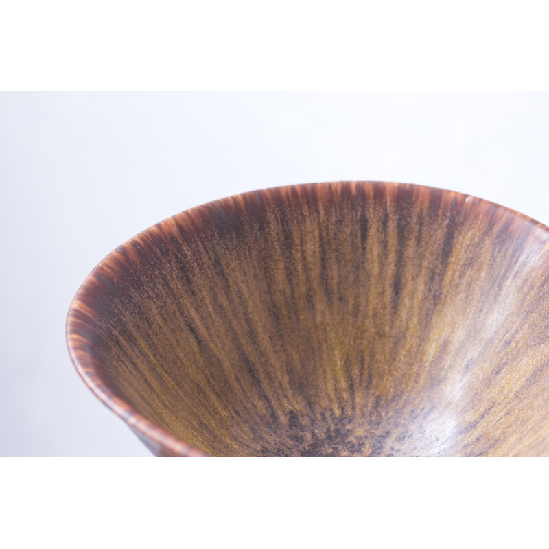 Organic stoneware bowl by Carl-Harry Stålhane for Rörstrand - 1950s