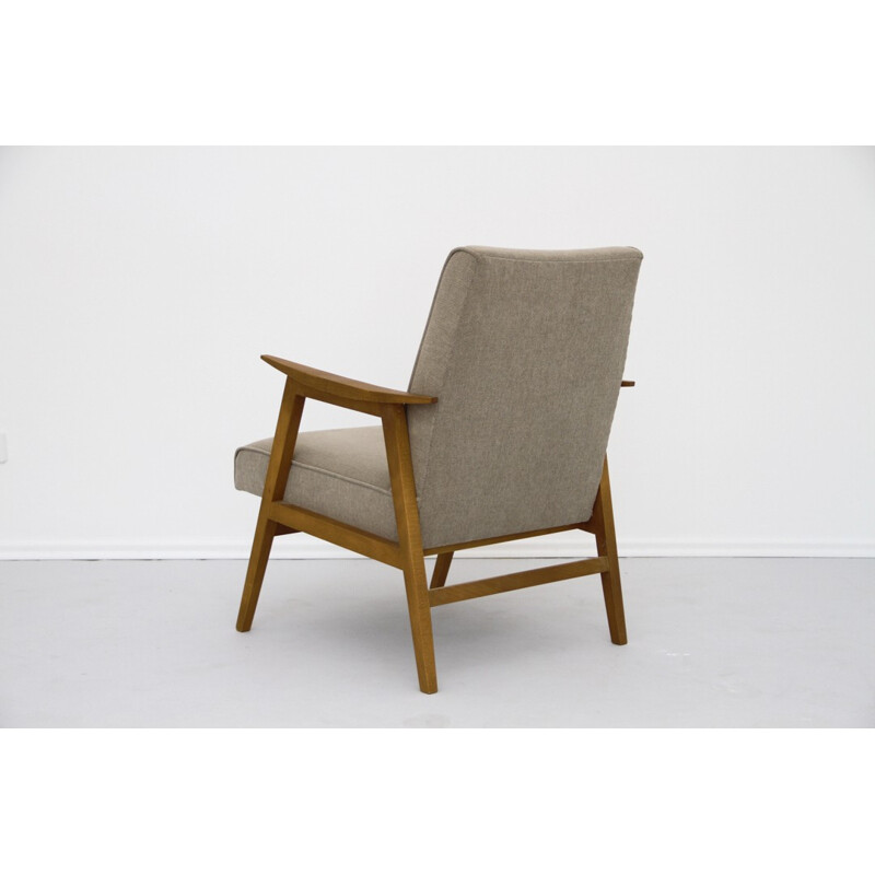 Beige vintage armchair from Eastern Europe - 1960s