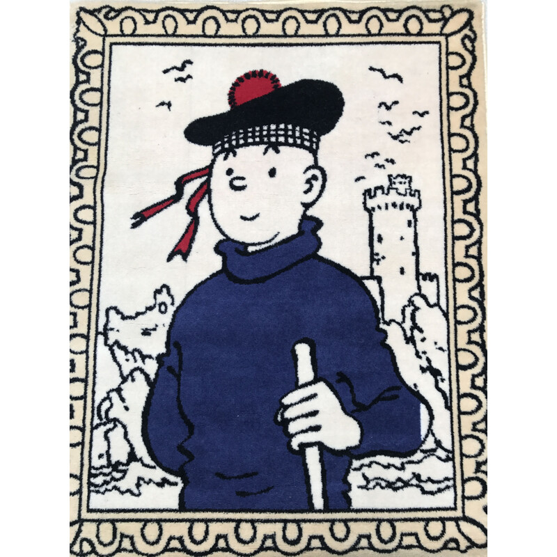 Tapis Axis Tintin en Ecosse - 1980