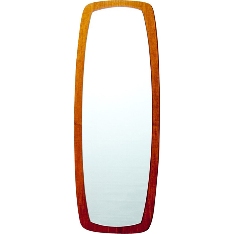 Scandinavian Mid-century Mirror in teak - 1960s