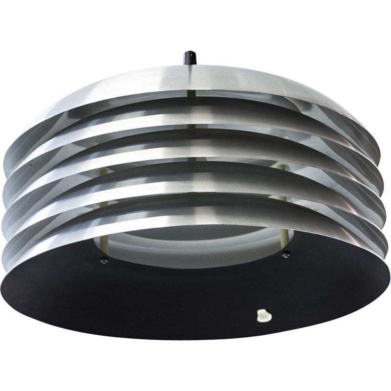 Large hanging lamp in aluminium by Hans-Agne Jakobsson - 1960s