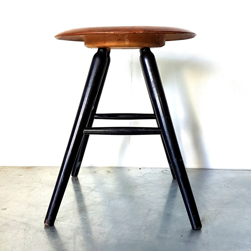 Tabouret Ilmari Tapiovaara pour Nesto - 1960