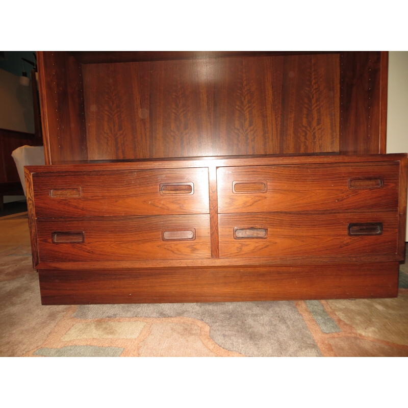 Rio Rosewood bookcase by Poul Hundevad - 1960s