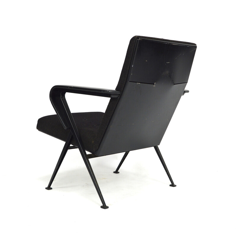 Black vintage armchair by Friso Kramer, 1960