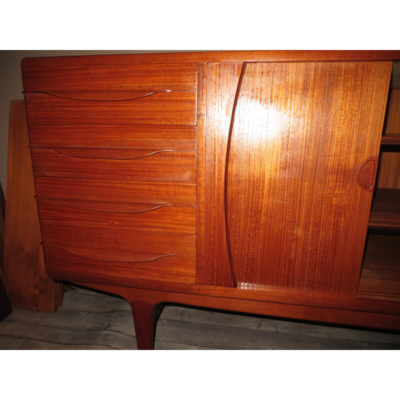 Vintage Danish teak sideboard by Johannes Andersen - 1960s