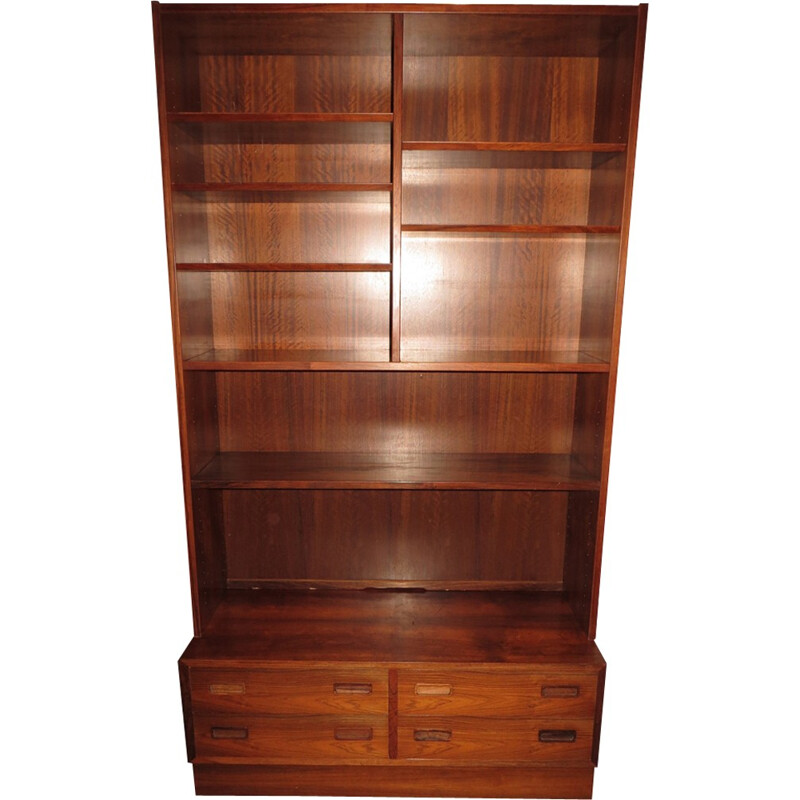 Rio Rosewood bookcase by Poul Hundevad - 1960s
