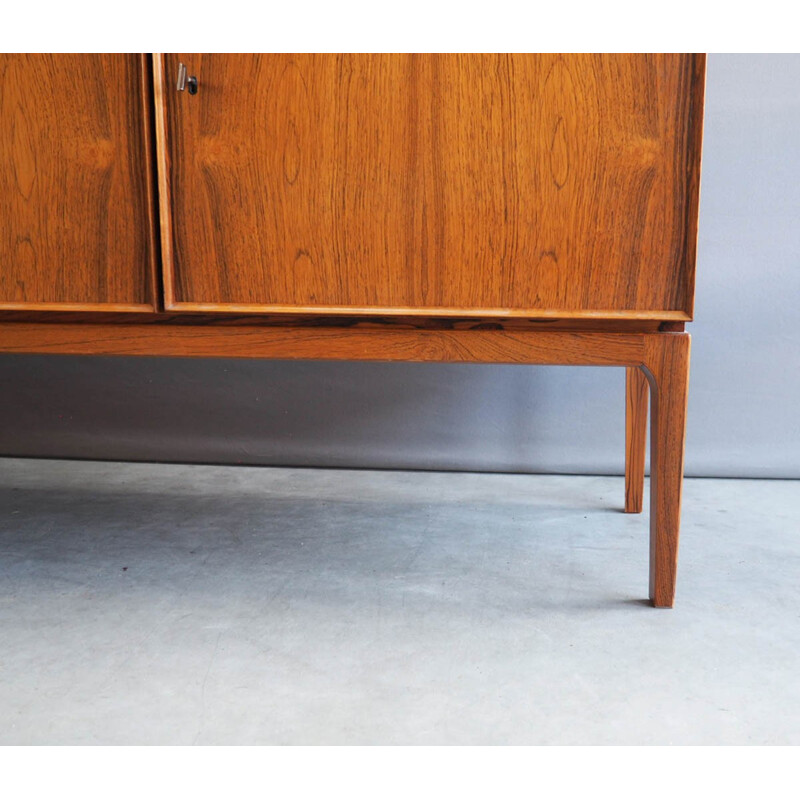 Large vintage rosewood German sideboard - 1960s