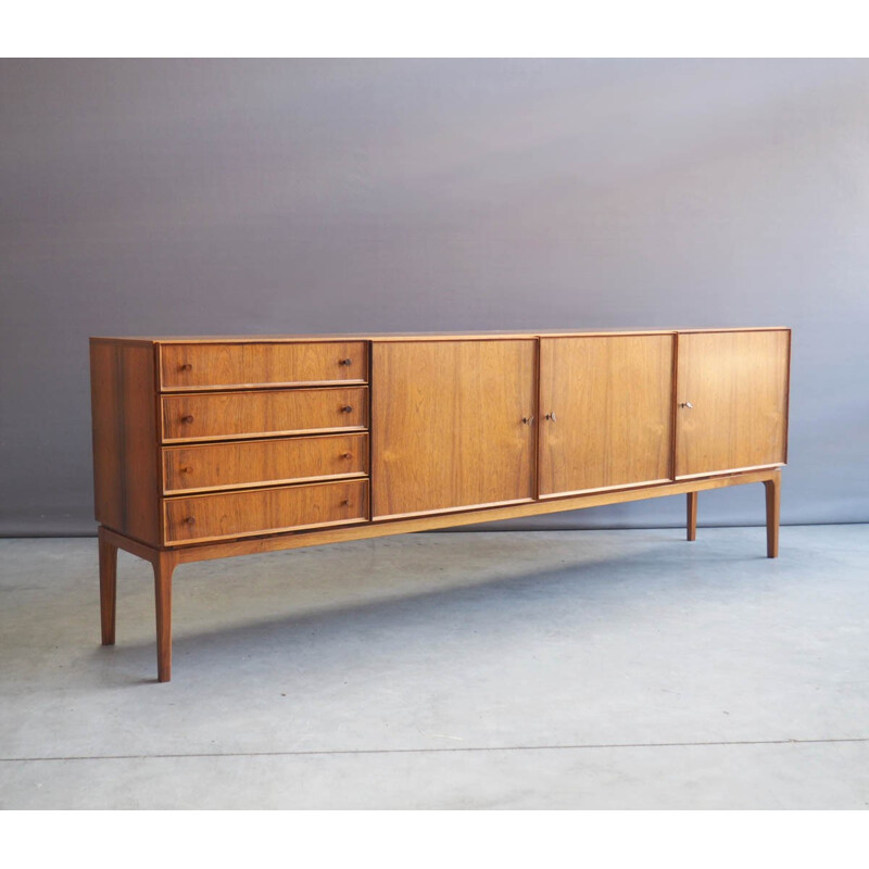 Large vintage rosewood German sideboard - 1960s