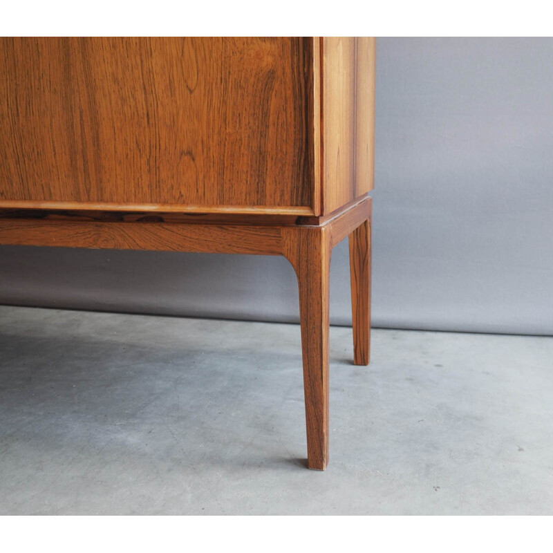 Large vintage rosewood German sideboard - 1960s