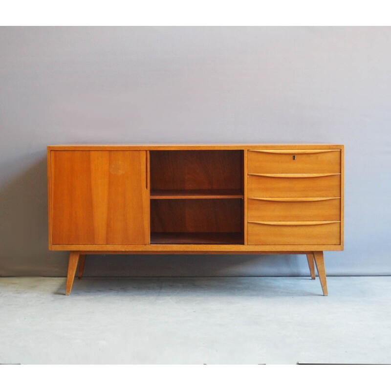 Vintage sideboard in oakwood by Franz Ehrlich for Deutschen Werkstätten Hellerau - 1950s