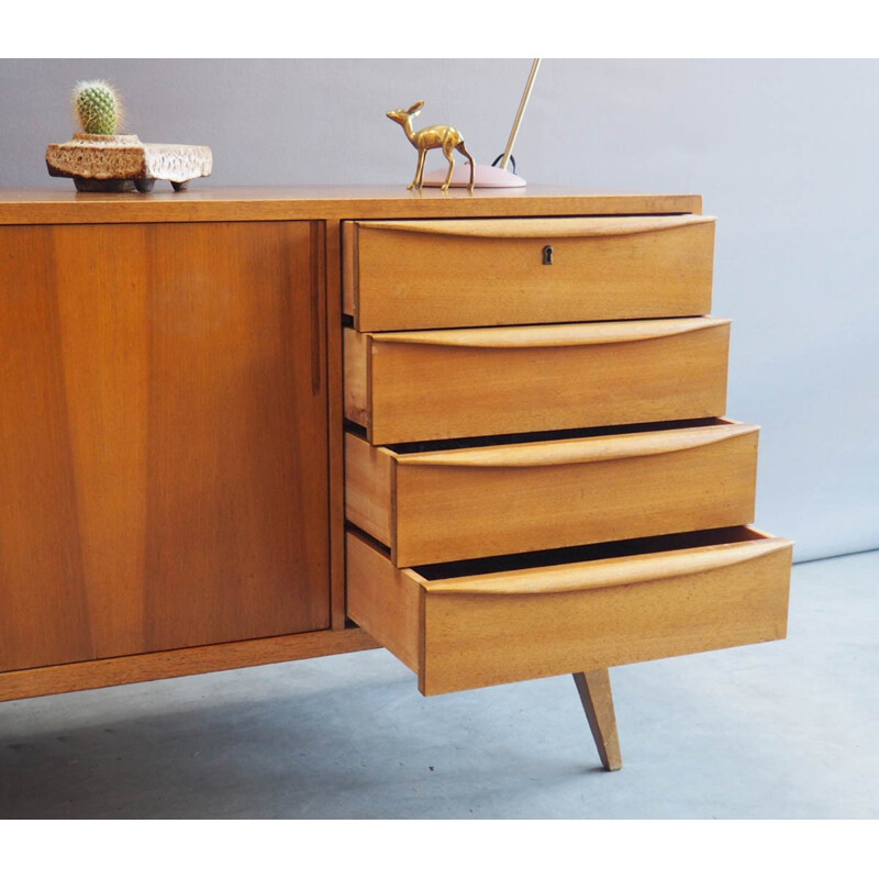 Vintage sideboard in oakwood by Franz Ehrlich for Deutschen Werkstätten Hellerau - 1950s