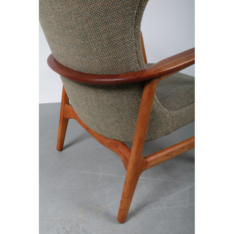 Highback armchair in teak by Aksel Bender Madsen - 1950s