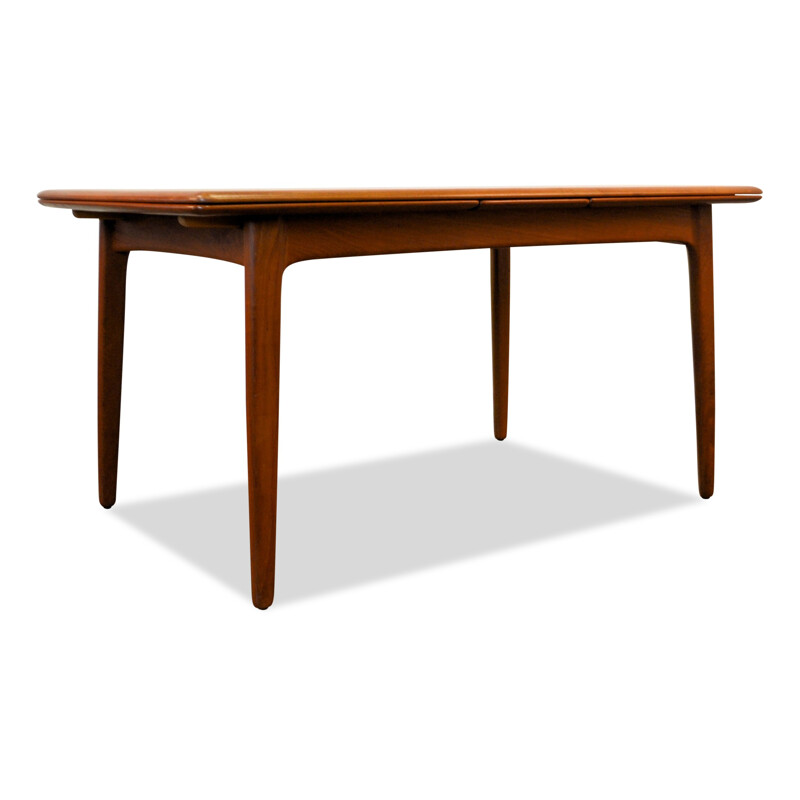 Teak extendable dining table by Svend Aage Madsen for Knudsen - 1960s