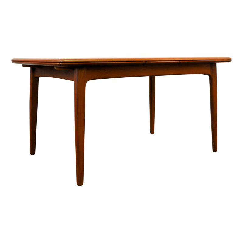 Teak extendable dining table by Svend Aage Madsen for Knudsen - 1960s