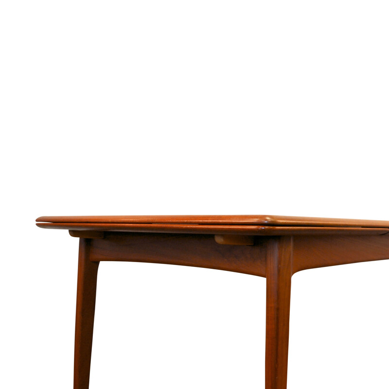 Teak extendable dining table by Svend Aage Madsen for Knudsen - 1960s