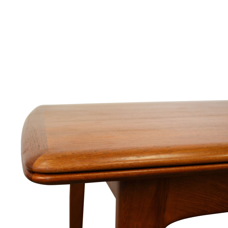 Teak extendable dining table by Svend Aage Madsen for Knudsen - 1960s