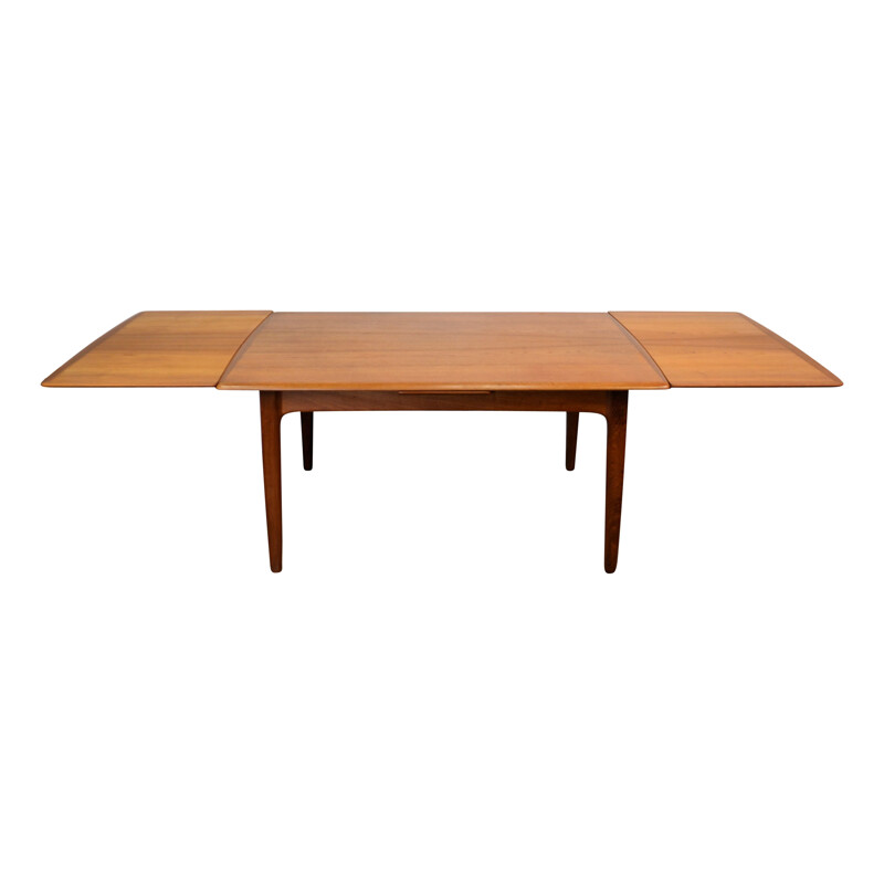 Teak extendable dining table by Svend Aage Madsen for Knudsen - 1960s