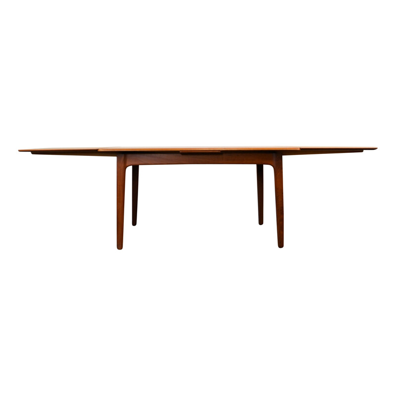 Teak extendable dining table by Svend Aage Madsen for Knudsen - 1960s