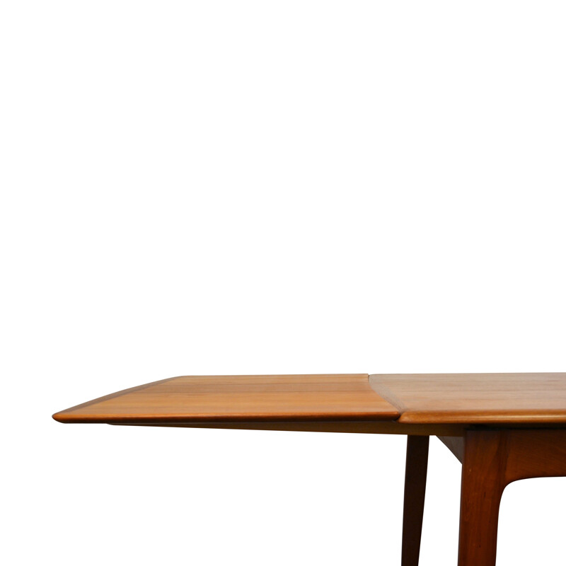 Teak extendable dining table by Svend Aage Madsen for Knudsen - 1960s