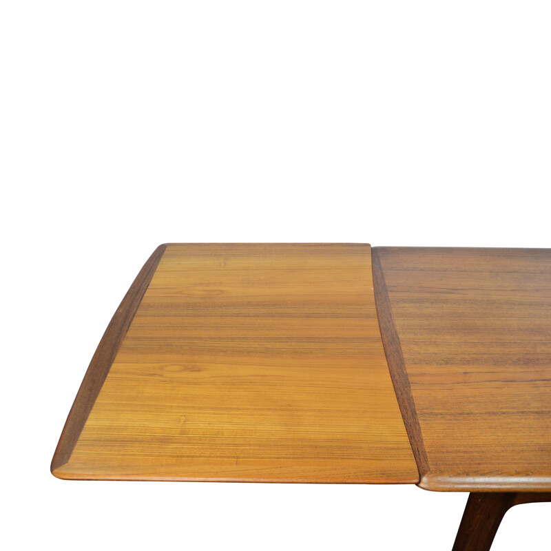 Teak extendable dining table by Svend Aage Madsen for Knudsen - 1960s