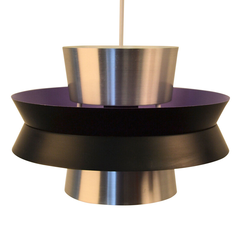 Vintage aluminum pendant lamp by Carl Thore, Sweden 1960