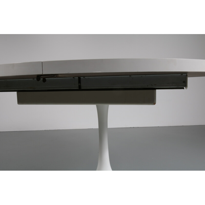 Vintage white extendable dining table by Cees Braakman - 1960s