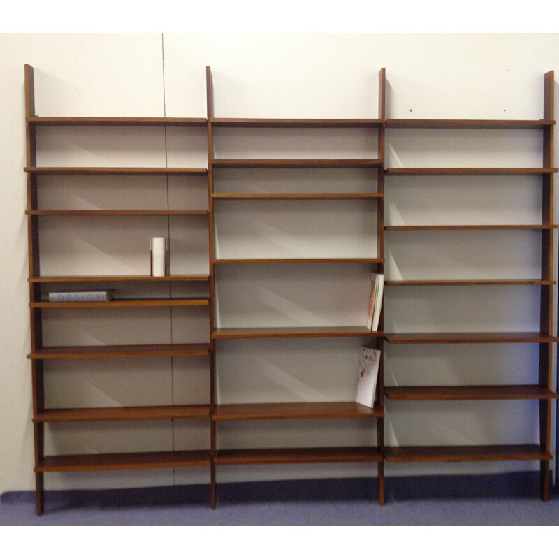 Large bookcase in Amaranth wood, Dieter WAECKERLIN - 1960s